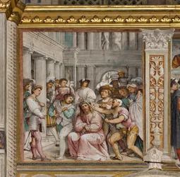 Middenbeuk, Vierde Zuidelijke Span, Kroning met Doornen, Girolamo Romanino