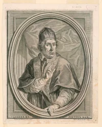 Portret van paus Clemens XI