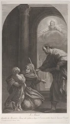 Sint Anna knielend met de Maagd, 1760-1800
