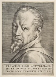 Borstbeeldportret van Frans Floris