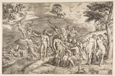 Het oordeel van Paris, 16e eeuw