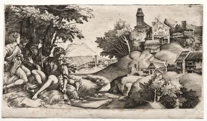 Herders in een Landschap
