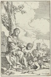 Heilige Familie met de jonge Johannes de Doper