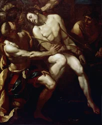 De kroning met doornen (detail)