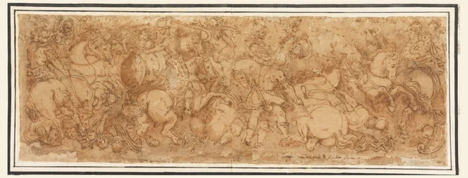 Tekening, Gevechtsscène, 1524-46