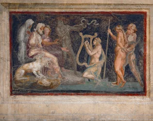 Mythologische scène (fresco)