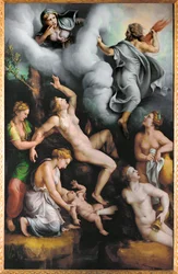 De geboorte van Bacchus
