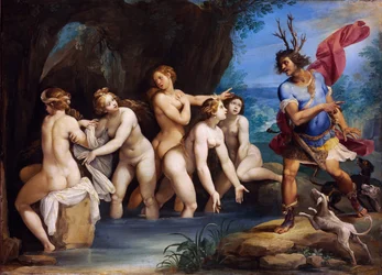 Diana en Actaeon