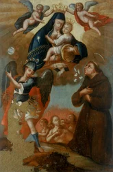 Madonna van Constantinopel en Heiligen