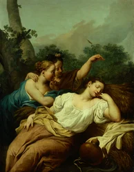 De vier seizoenen (olieverf op doek)