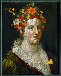 Flora (olieverf op hout)