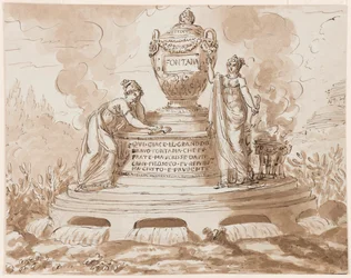 Grafmonument voor Felice Fontana, professor in de filosofie, Padua