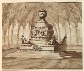 Grafmonument voor Dichter Pietro Chiari