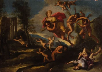 Boreas ontvoert Orithyia