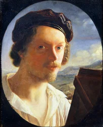 Zelfportret door Giuseppe Bezzuoli