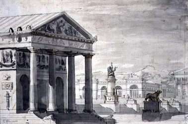 Neo-Klassiek Toneelontwerp, c.1825