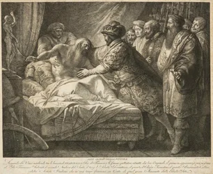 Allegorie van het schilderen De dood van Leonardo da Vinci
