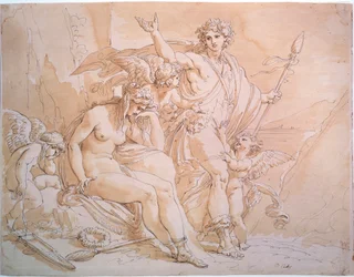 Bacchus en Ariadne, 1780s