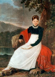Portret van Caroline Bonaparte