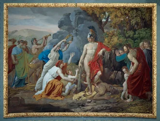 Theseus en de Minotaurus, door Giuseppe Cammarano