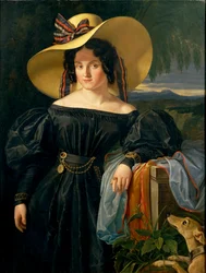 Portret van Carlotta Grifoni door Giuseppe Colzi De Cavalcanti