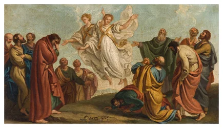 Schets, Verschijning van Engelen aan de Apostelen na de Hemelvaart