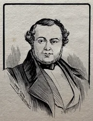 Portret van Saverio Mercadante (Altamura