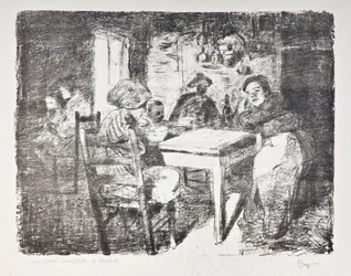 Aan tafel, c.1907