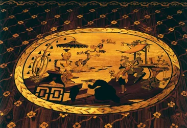 Chinees geïnspireerde scène (detail)