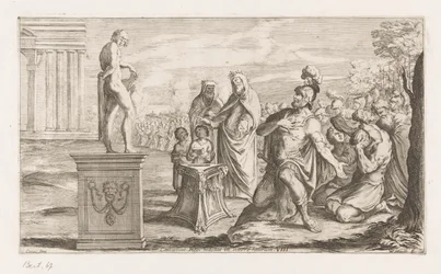 Aeneas offert aan Apollo
