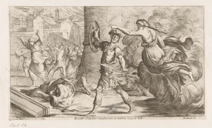 Geest van Creüsa verschijnt aan Aeneas