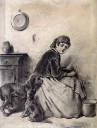 Vrouw met honden