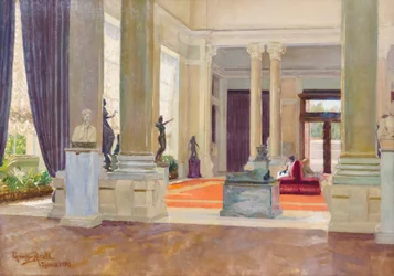 De Nationale Galerie voor Moderne Kunst. Inkomhal