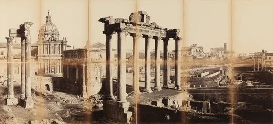 Uitzicht op het Romeinse Forum