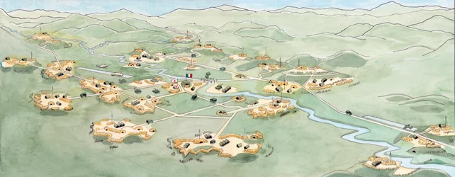 Oorlog van Indochina: Plan van de Slag bij Dien Bien Phu