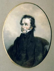 Portret van Niccolo Paganini