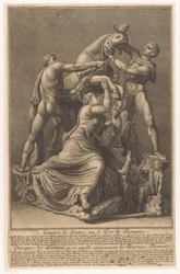 Dirce wordt aan een stier gebonden