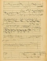 Autograaf: Falstaff, opera in drie akten. 1894
