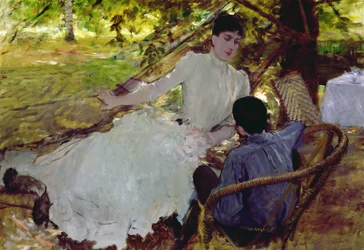 In de hangmat II, 1884