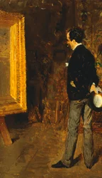 Portret van Journalist Martino Cafiero, door Giuseppe de Nittis