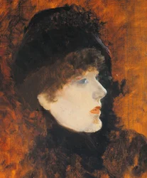 Sarah Bernard, door Giuseppe de Nittis