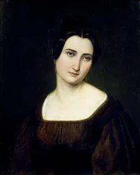 Ciociaran (Centraal-Italiaanse) vrouw door Giustiniano degli Avancini (1807-1843)