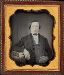 Portret van een man,c. 1850 (foto)