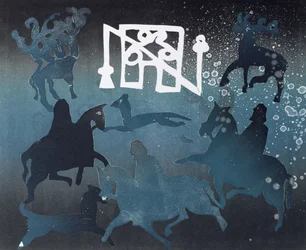 Pictische Jachtscène I, 1995