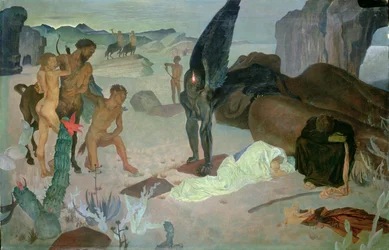 Rust tijdens de vlucht naar Egypte, c.1922
