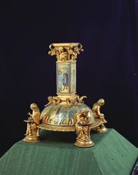 Basis van het kruis van St. Bertin, van de Abbaye Saint-Bertin, ca.1180