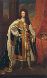 Koning Willem in staatsgewaden, ca.1690