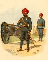 De Bombay Artillerie, 1890