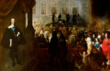 Executie van Karel I (1600-49) in Whitehall, 30 januari 1649