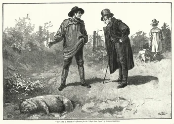 "Is ze niet mooi?" (gravure)